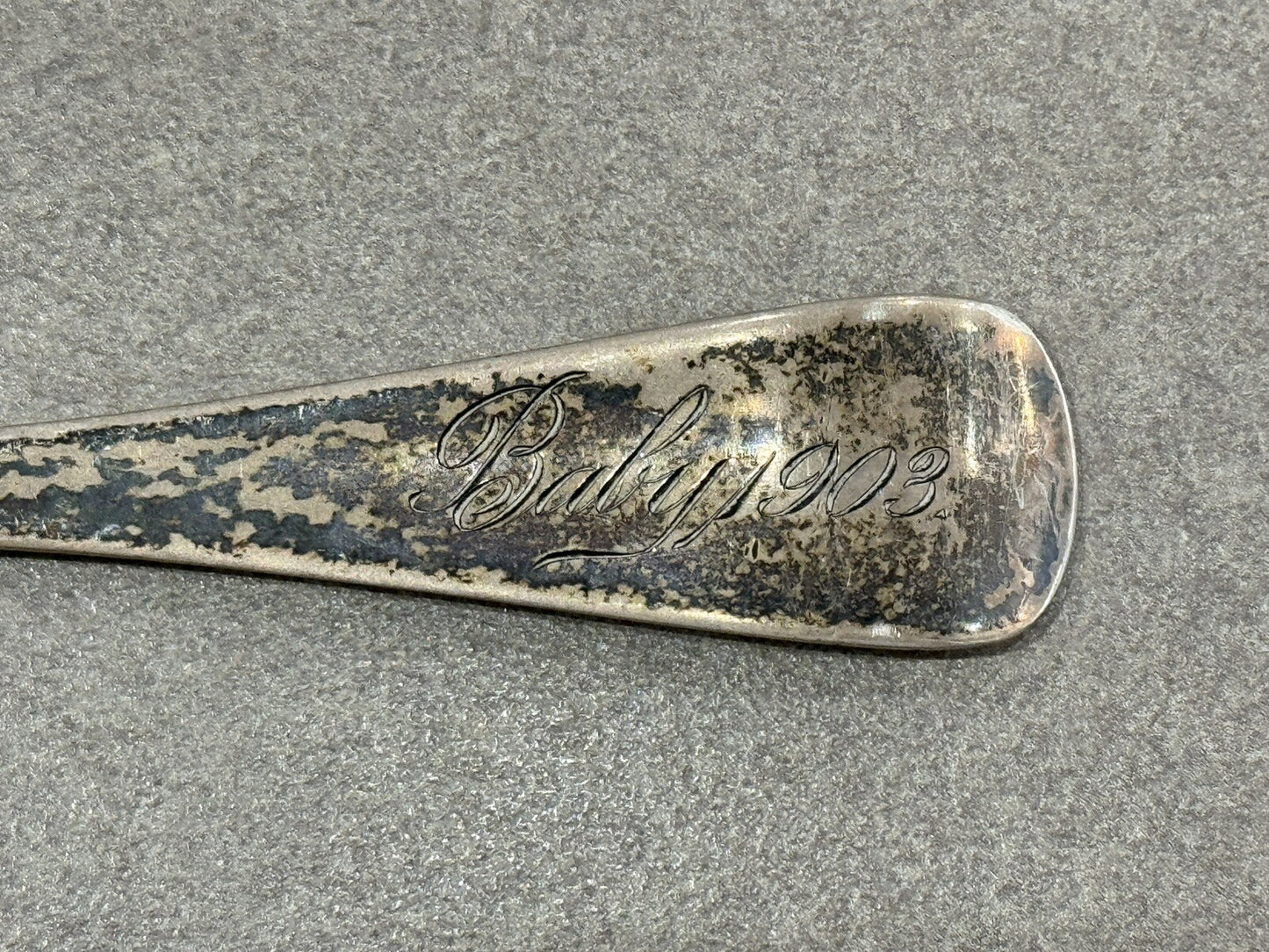 Sterling Silver Souvenir Spoon - Fort Dearborn Chicago Illinois 23.1 Grams 6”