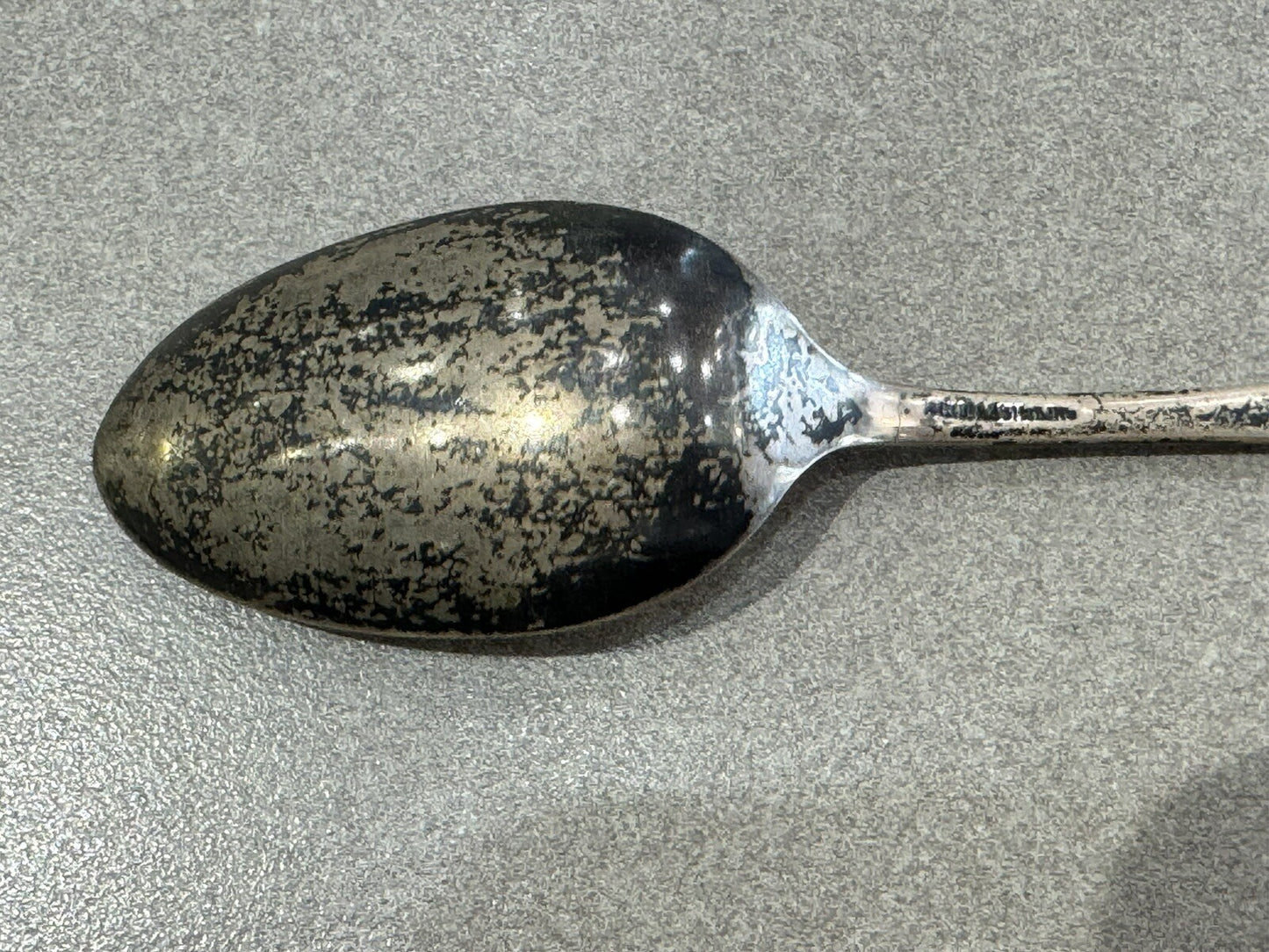 Sterling Silver Souvenir Spoon - Fort Dearborn Chicago Illinois 23.1 Grams 6”
