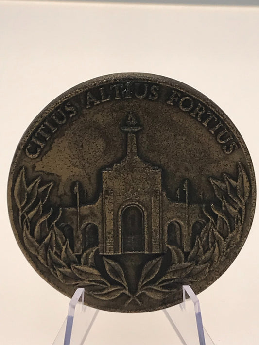 1984 Los Angeles Olympics Bronze Volunteer Participation Medallion Medal