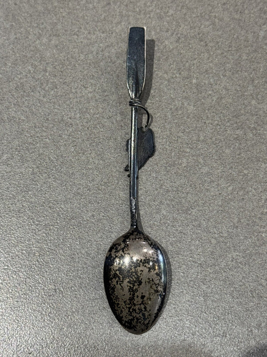 Portland, Oregon Sterling Silver Souvenir Spoon Fish Sailing 7.9 Grams 4”
