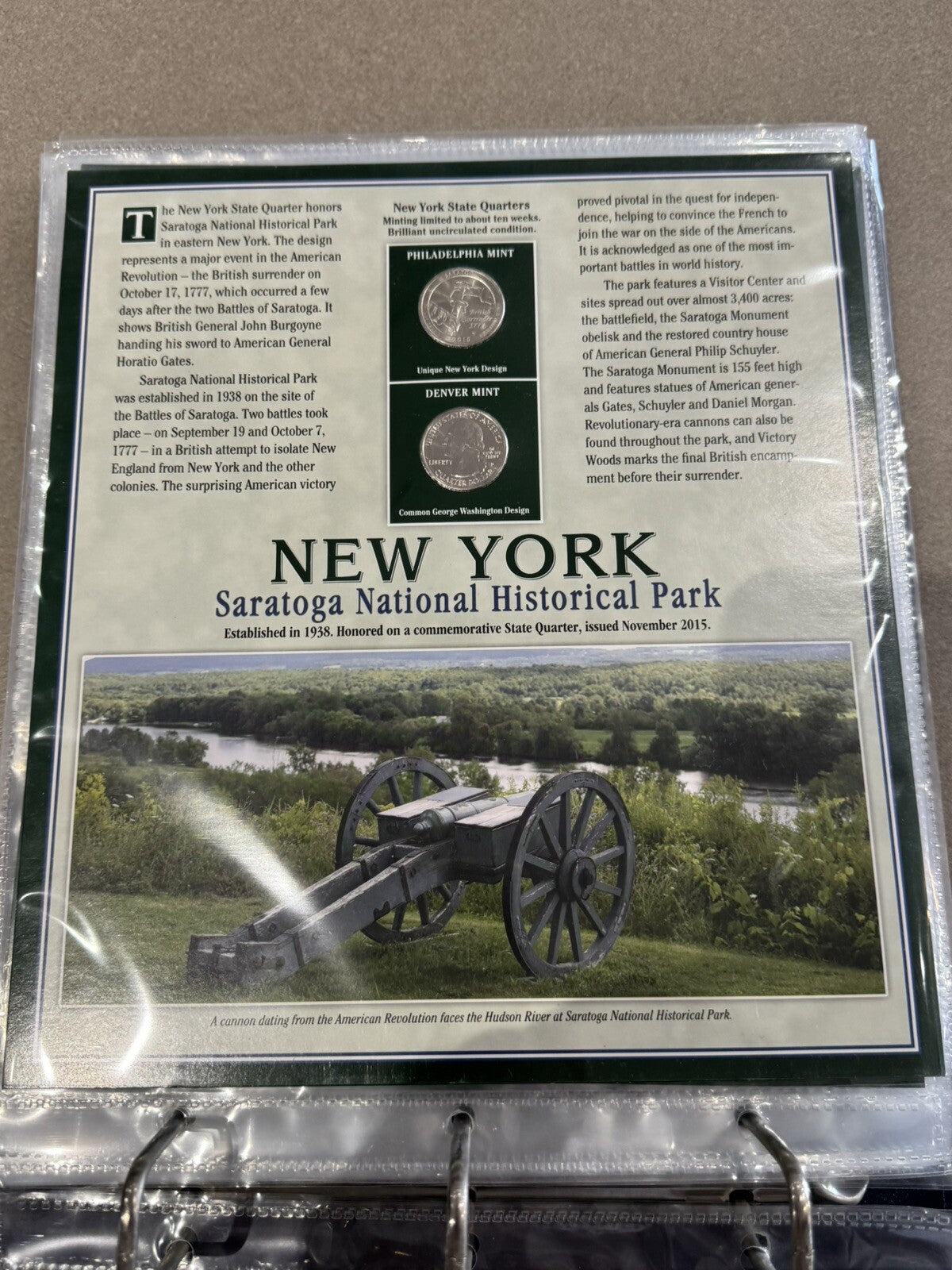 Postal Commemorative Society Statehood Quarters Collection Volume II Incomplete