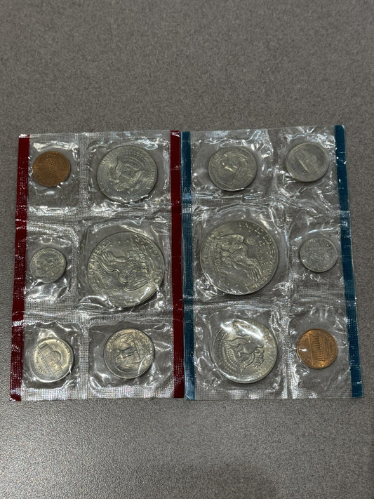 1978 Uncirculated Coin Set 12 Coins Nicely Toned P-D