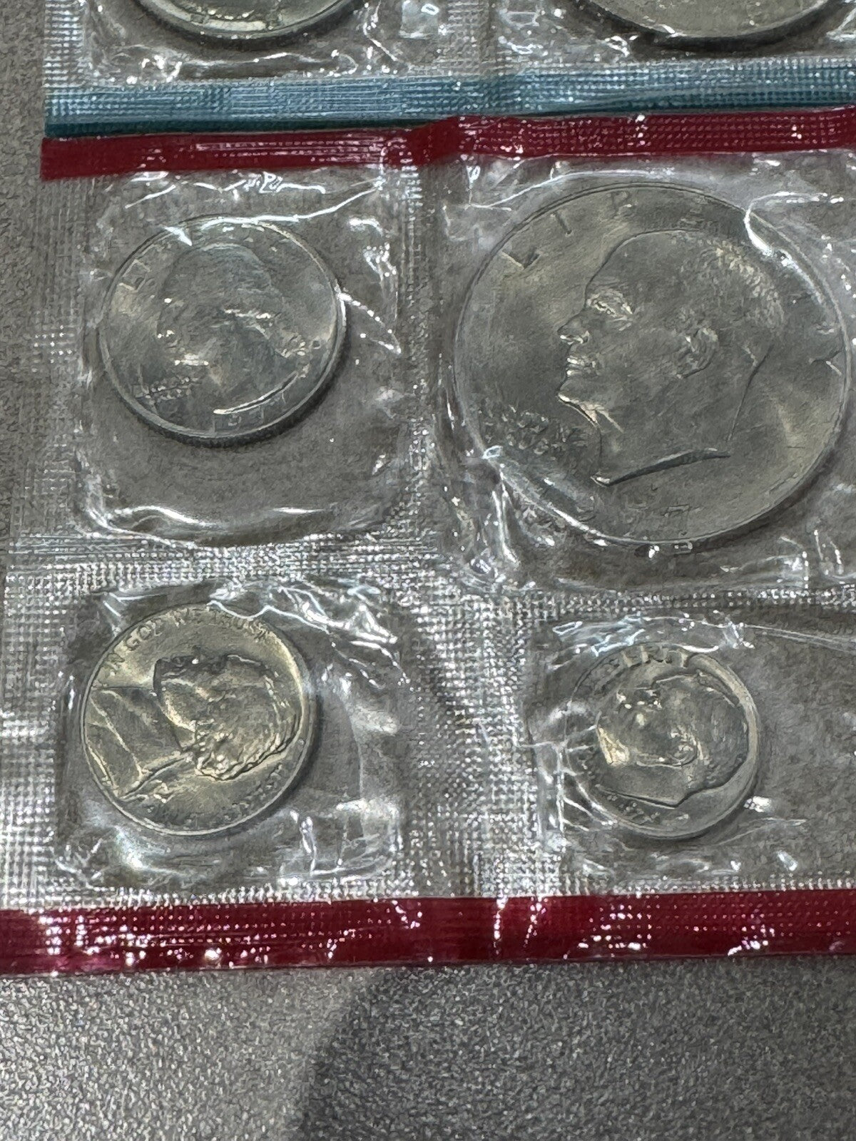 1977 Uncirculated Coin Set 12 Coins Nicely Toned P-D