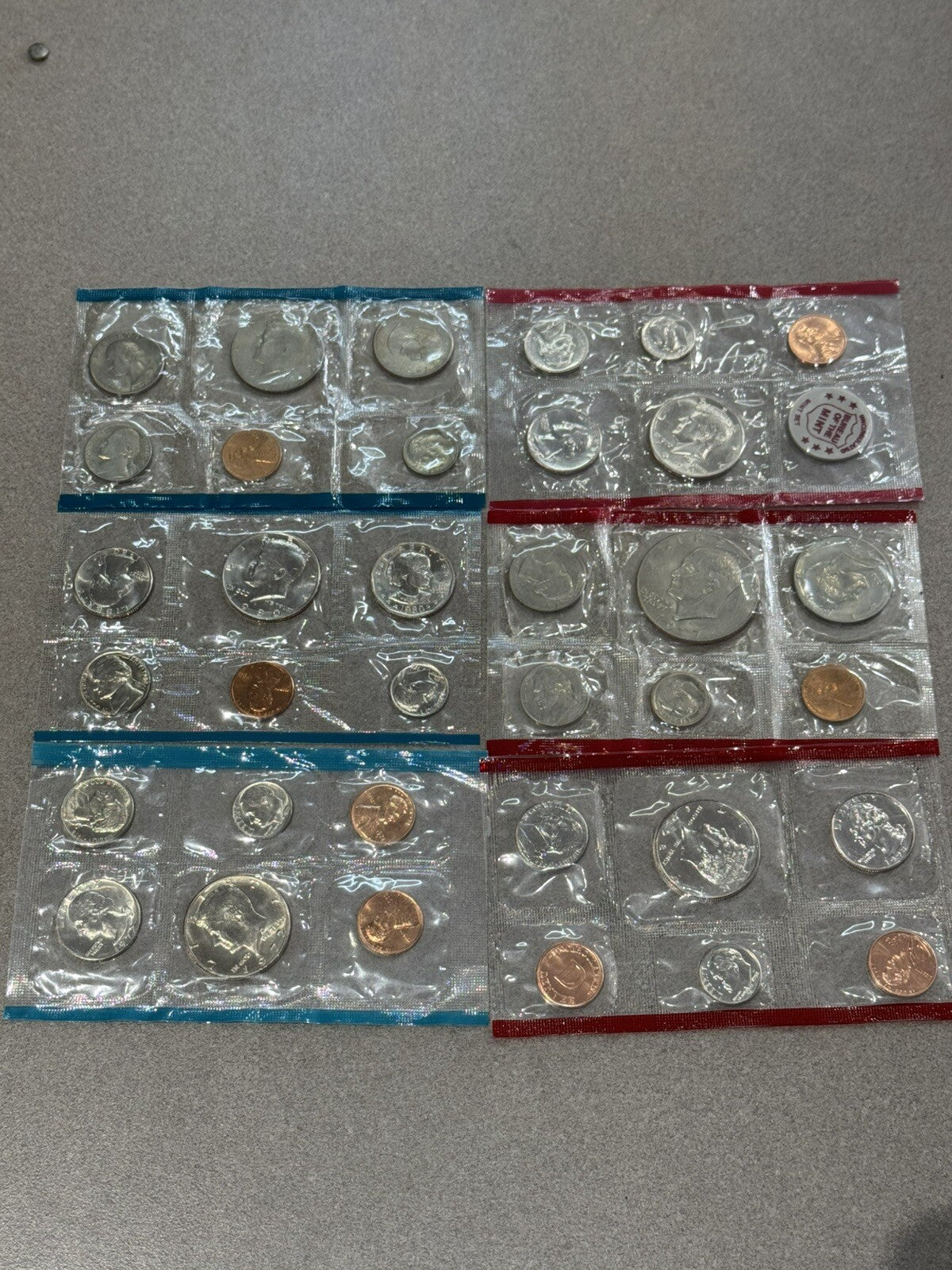 1972,80,79,98,7772 Uncirculated Coin Sets U.S Mint Mixed Years P&D