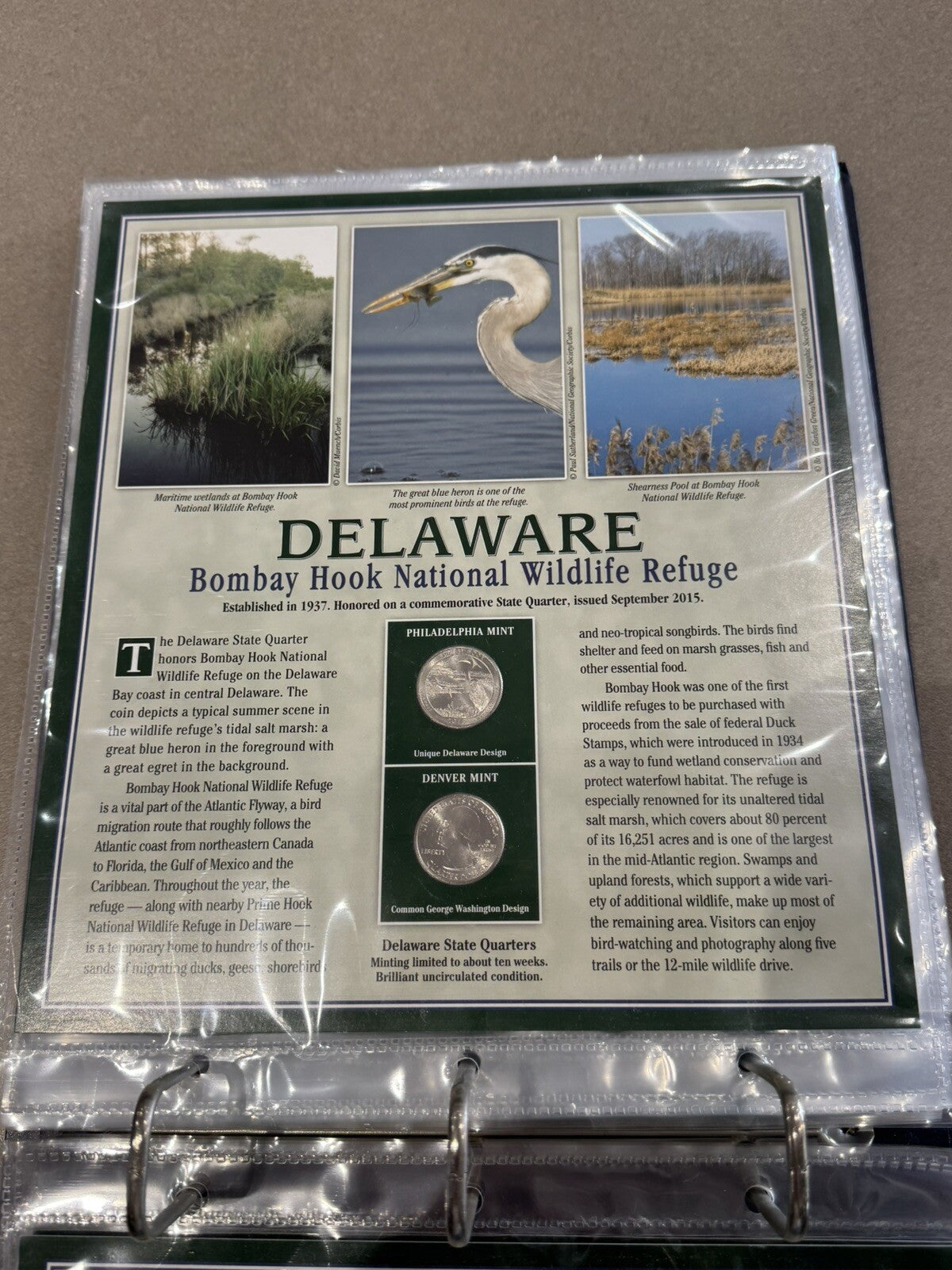 Postal Commemorative Society Statehood Quarters Collection Volume II Incomplete