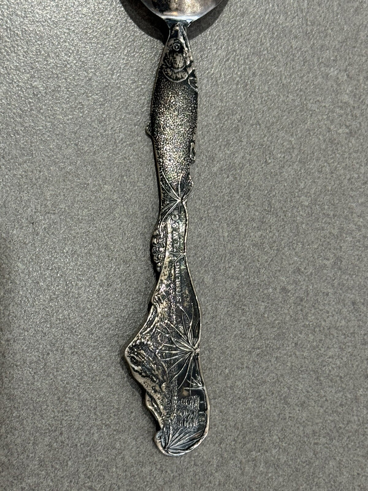 Portland Oregon Mt Hood Sterling Silver Souvenir Spoon  Vintage 21.9 Gram 5 7/8”