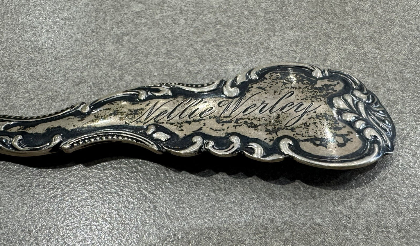 Vintage Solid Sterling Silver Texas Lone Star State 6” Collectible Spoon 21.5gr