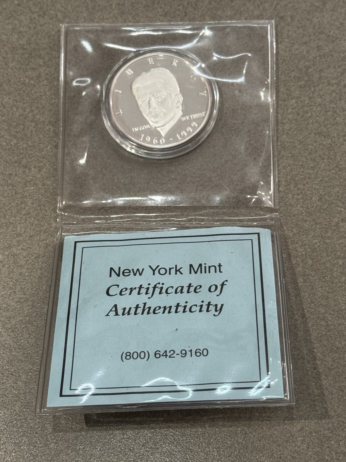 1960-1999 John F Kennedy Jr USA Salutes You .999 1 oz Silver RARE LOW MINTAGE !