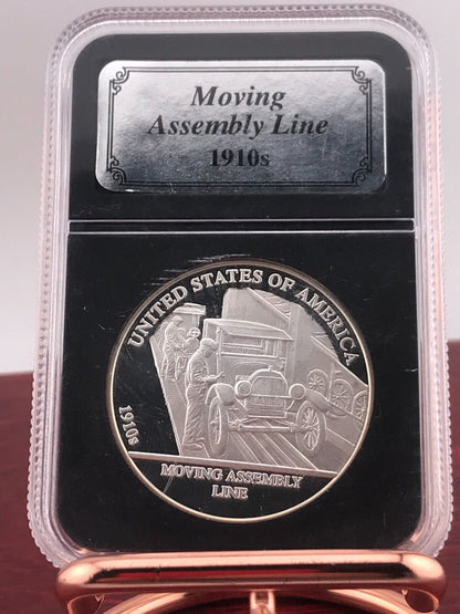 Moving Assembly Line 1oz. Silver Bullion Collection