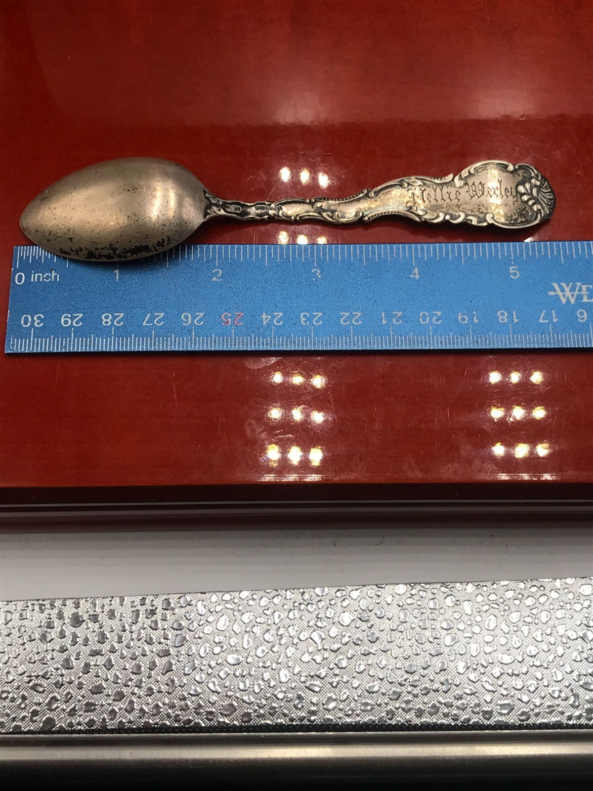 Boulder Colorado personalized sterling silver spoon 5.5" 22.6g