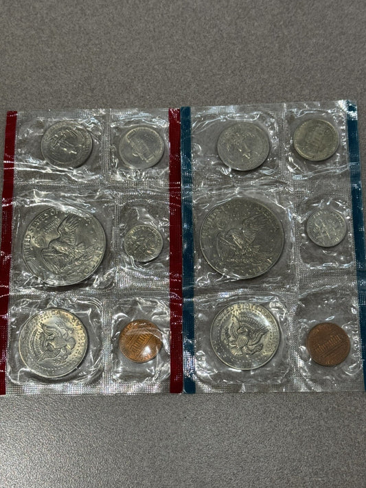 1978 Uncirculated Coin Set 12 Coins Nicely Toned P-D