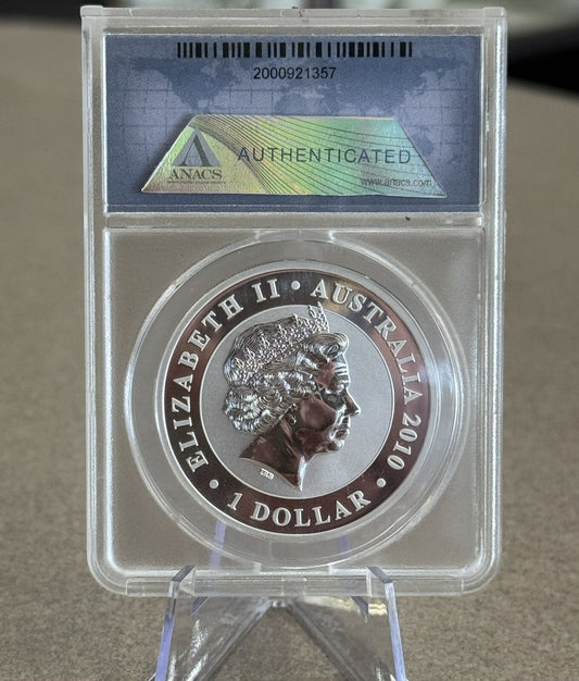 2010-P Australia S$1 Koala ANACS MS70