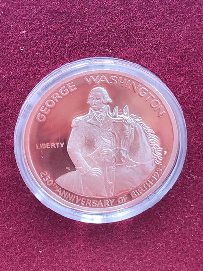 1982-S George Washington 250th Anniversary Of Birth 90% Silver Half Dollar Coin