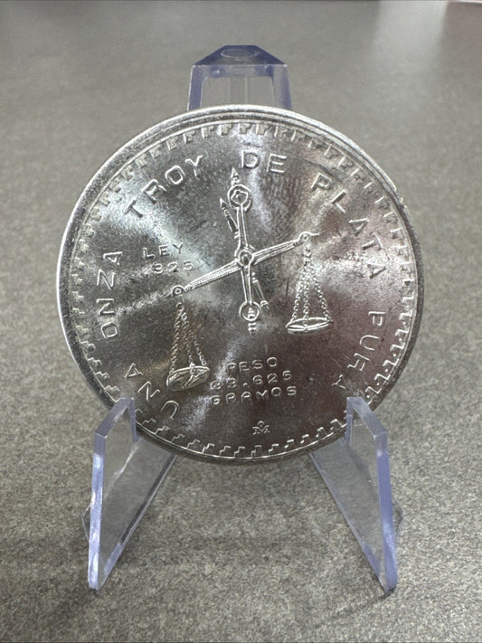 1979 Mexico 1oz Una Onza Plata Pura .925 Silver 33.625 Gr BRIGHT BEAUTY Classic