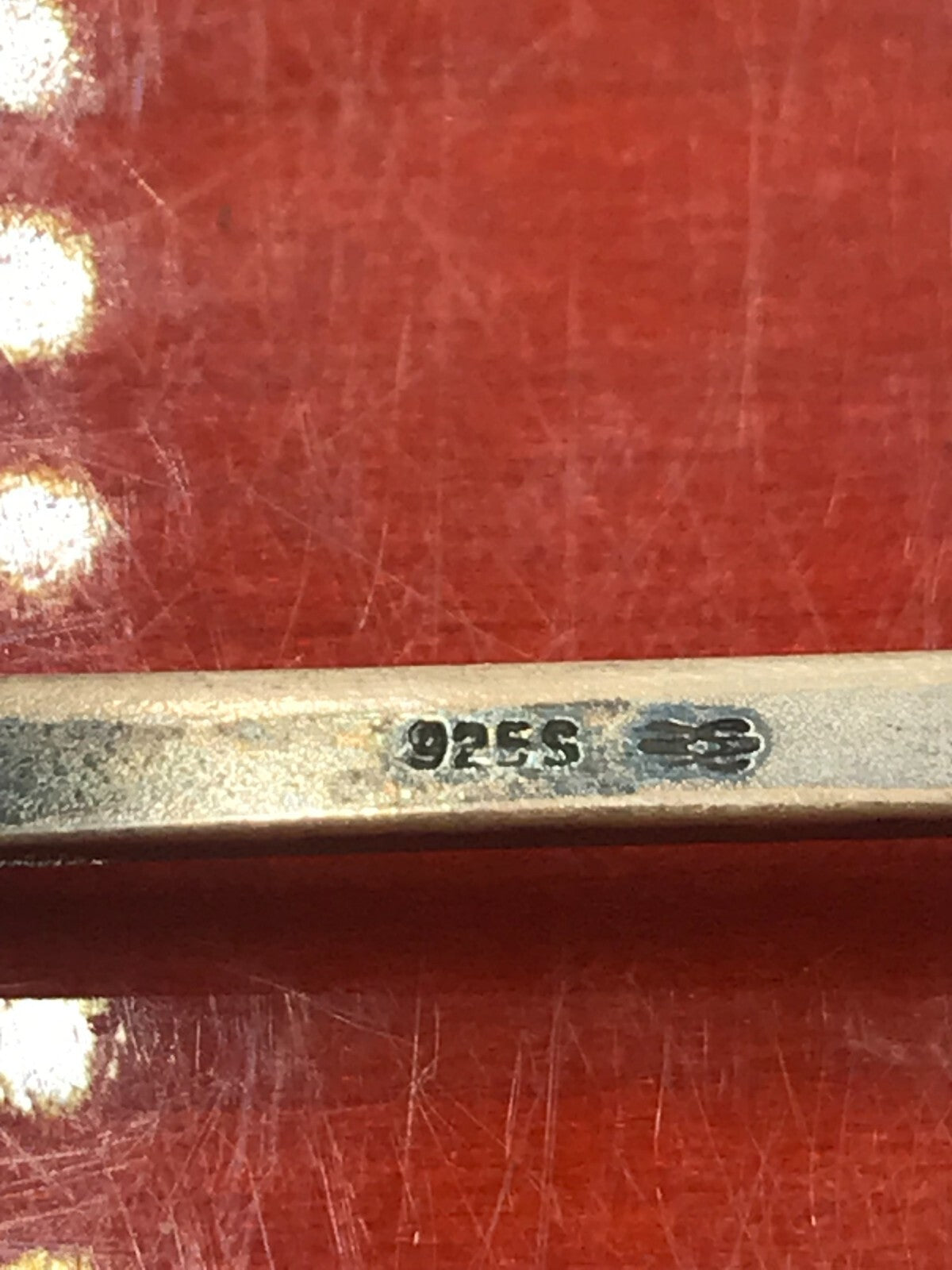 Vintage Sterling Silver NORWAY AKSEL HOLMSEN Enamel Souvenir Spoon 4.25" 9.1g