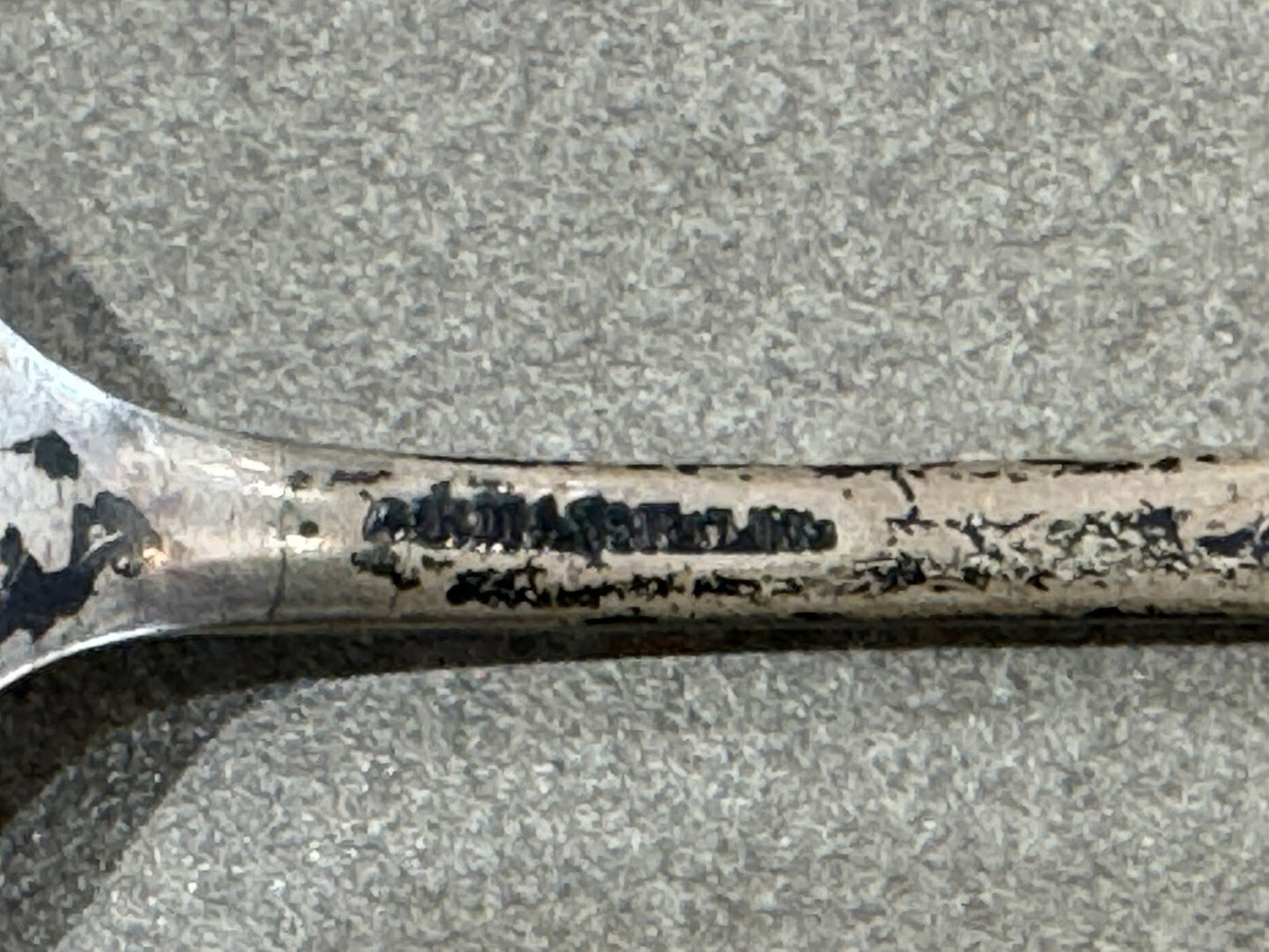 Sterling Silver Souvenir Spoon - Fort Dearborn Chicago Illinois 23.1 Grams 6”