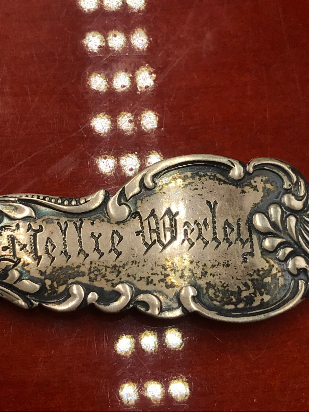 Boulder Colorado personalized sterling silver spoon 5.5" 22.6g