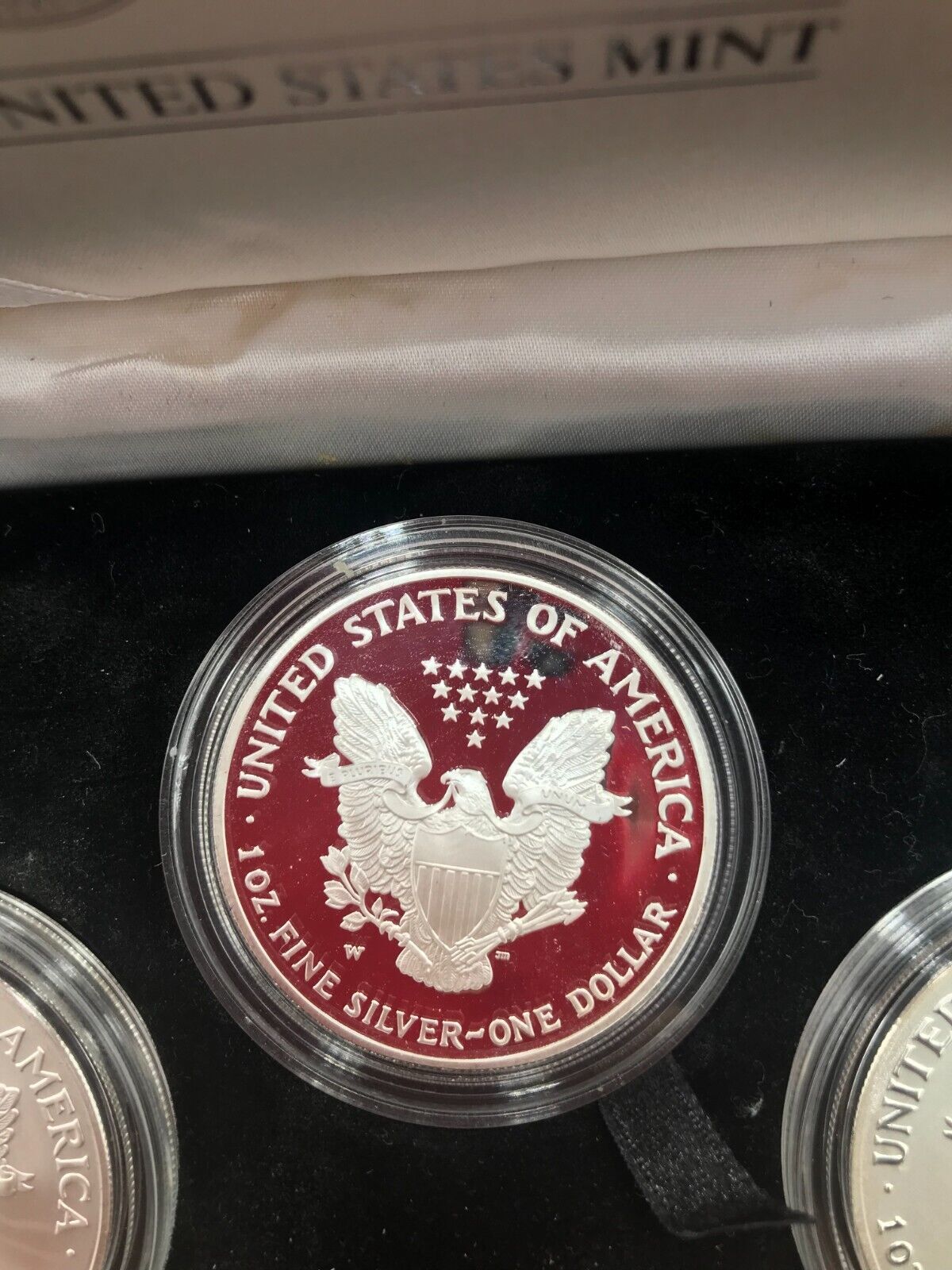 2006 3-Coin Anniversary American Silver Eagle 20th Anniversary Set of 3