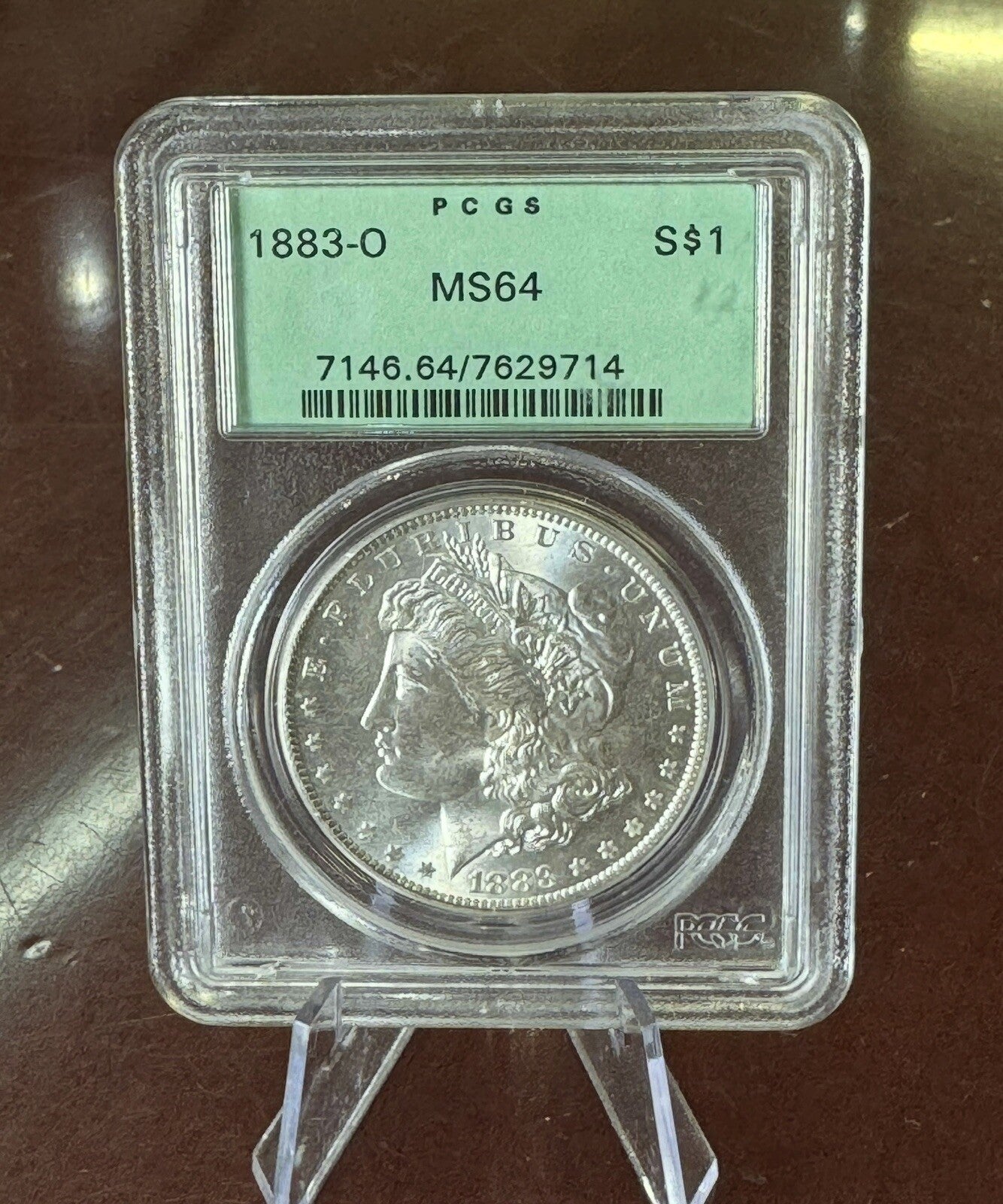 1883 O PCGS MS64 MORGAN SILVER DOLLAR $1 - OLD GREEN HOLDER (OGH) STUNNING COIN