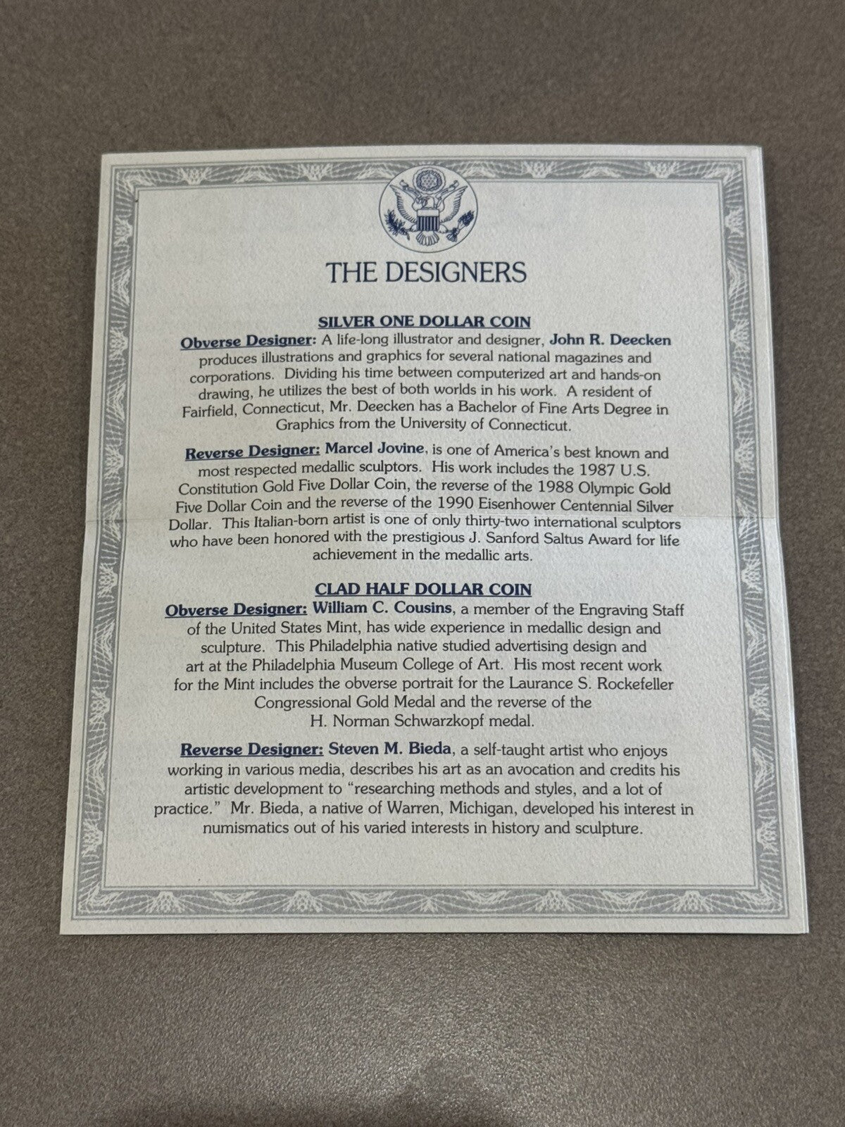 2011 NINE COIN PEANUTS MERRIK COLORIZED COIN COLLECTION WITH COA