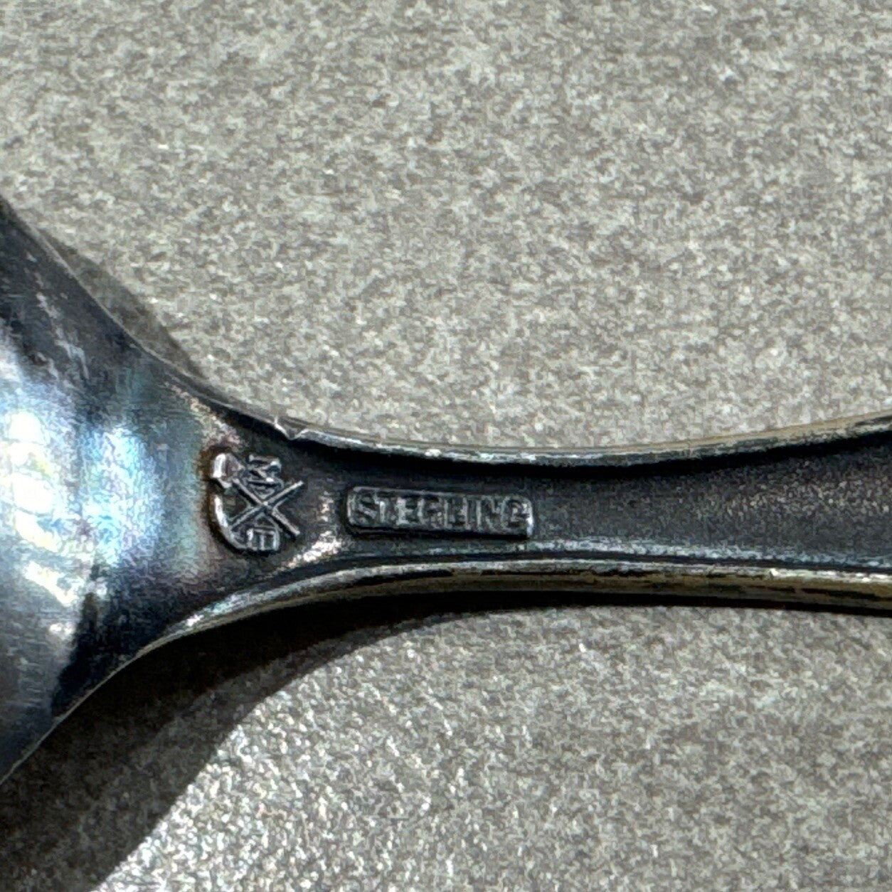 Columbia Mitchells point Portland Oregon Sterling Antique Spoon Souvenir 27gr 6”