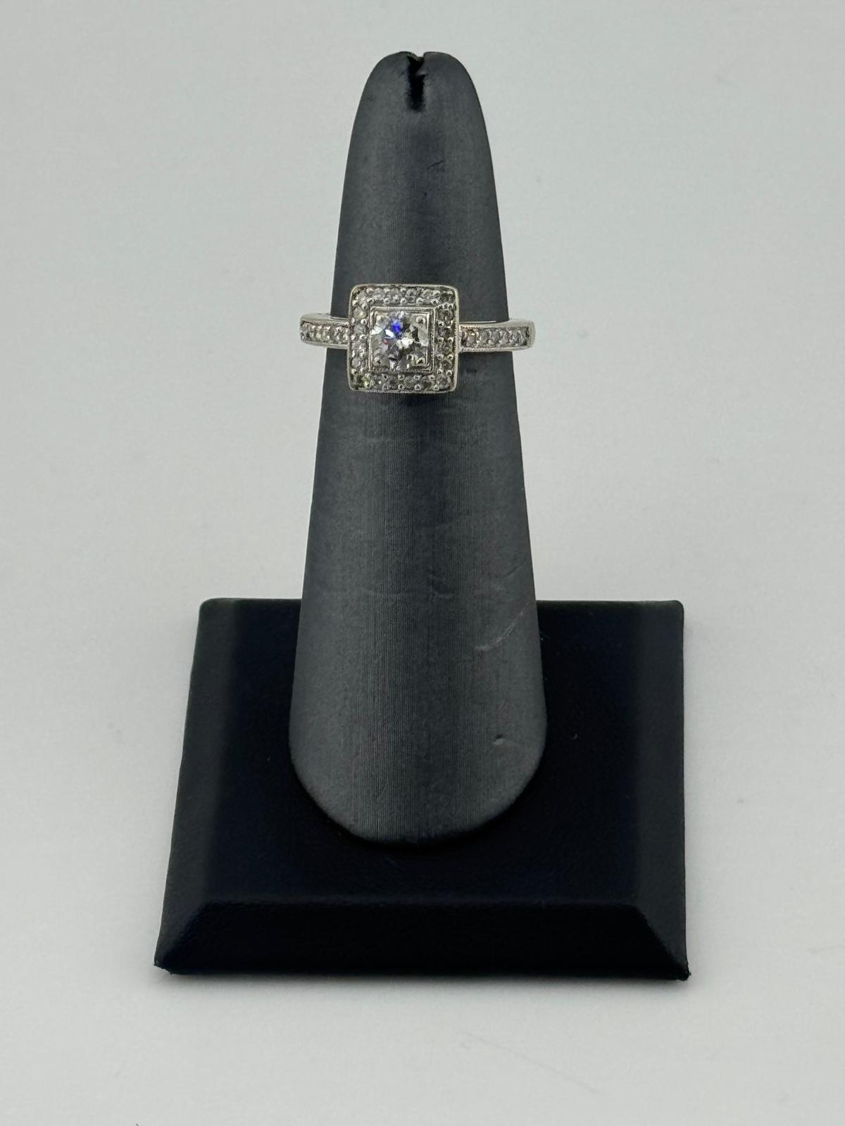 White Gold Diamond Ring