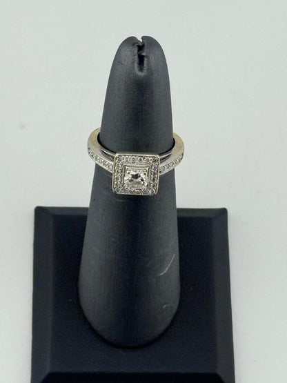 White Gold Diamond Ring