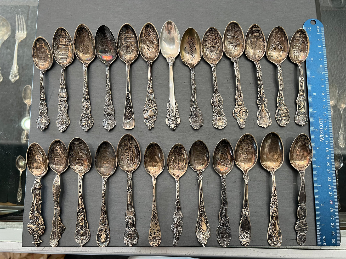 Vintage silver spoons