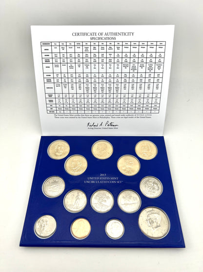 2013 United States Mint Uncirculated Coin Set Philadelphia And Denver