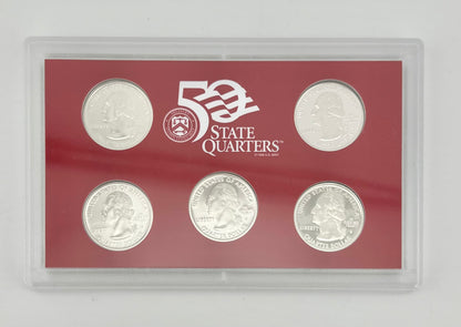 2001 United States Mint Silver Proof Set With Box & Papers