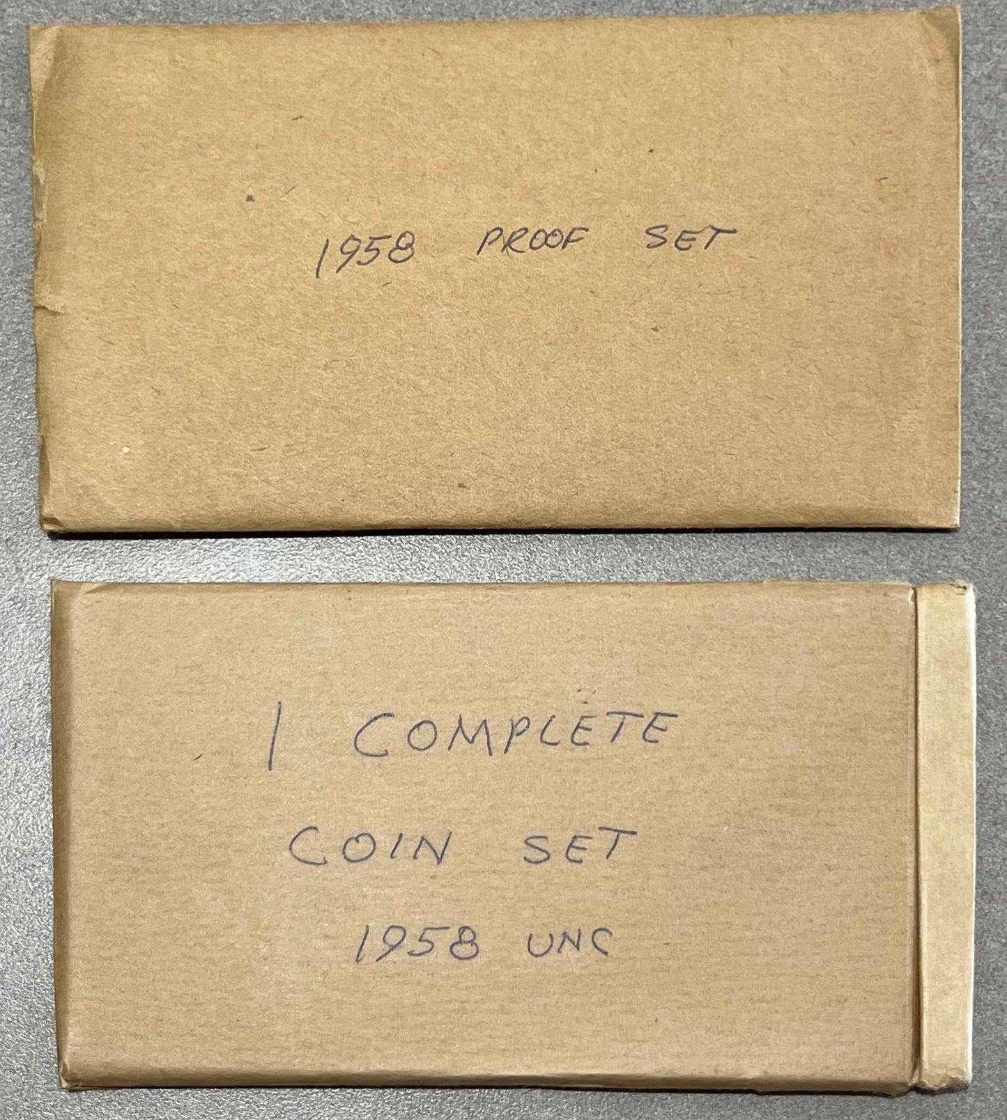 1958 proof set coins U.S. Mint