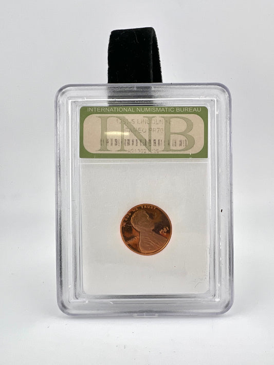 1981 S LINCOLN 1 cent PR70 Cameo INB