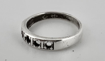 Sterling silver ring