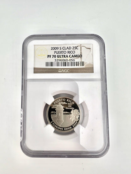 2009 S Clad 25C Puerto Rico Coin