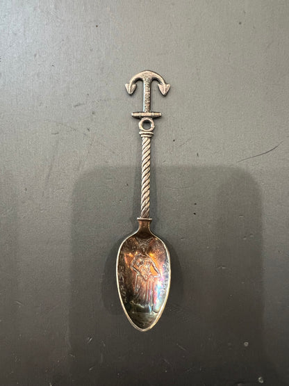 1893 Chicago World's Fair Anchor Rogers Nouveau Woman Souvenir Spoon