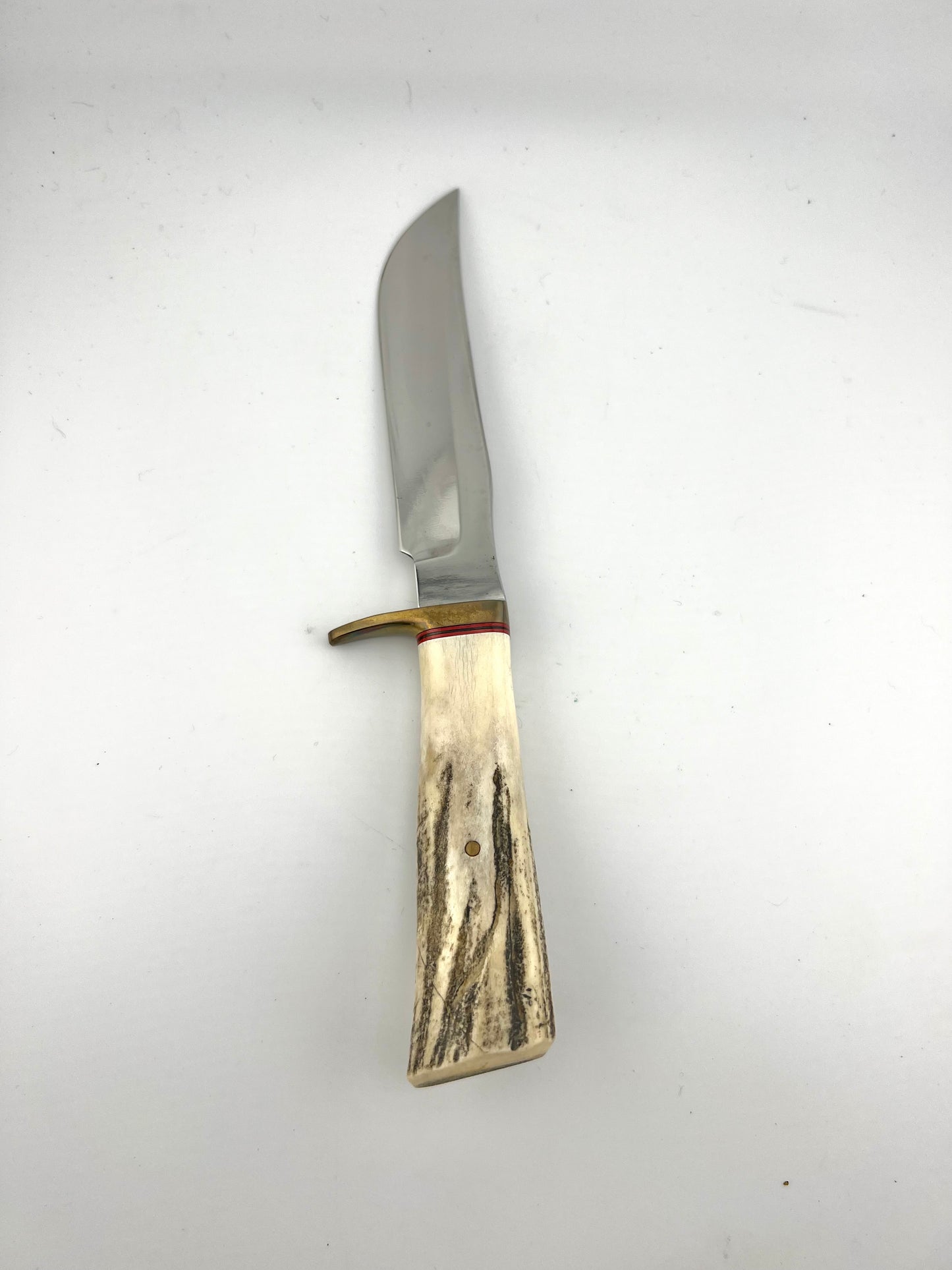 Vintage antler fixed blade knife