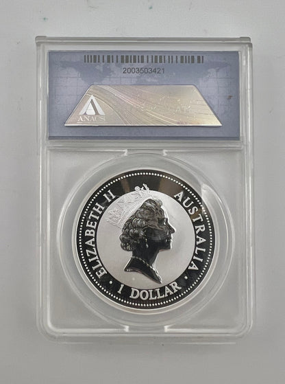 1994 Australia Kookaburra (ANACS MS70 DCAM) 1oz .999 Silver