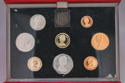 1984 UK Proof Set 9 Coins