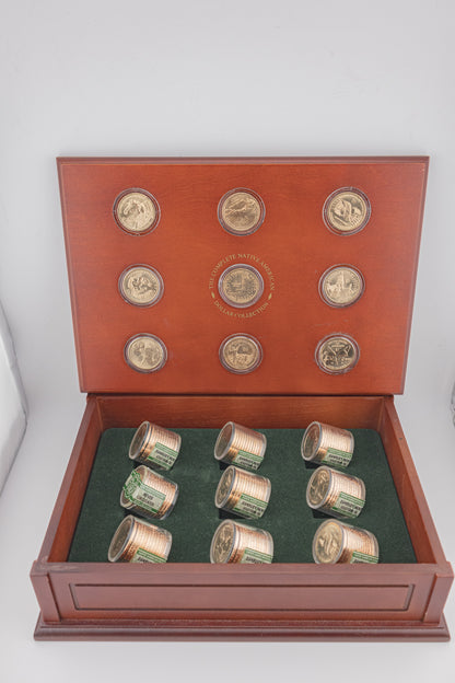 The Complete Native American Dollar Collection, Danbury Mint, Uncirculated