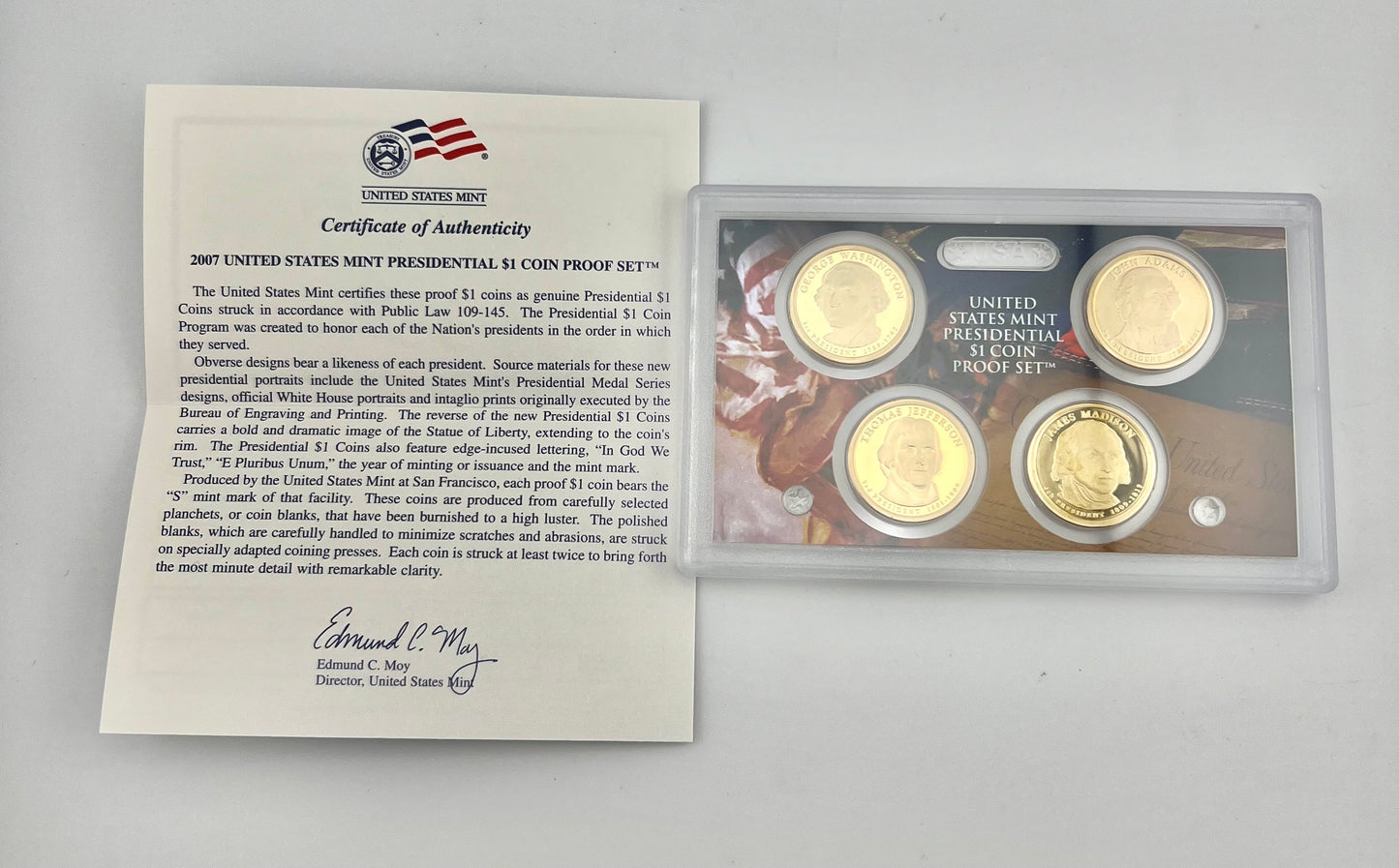 2007 Silver Proof Set U.S. Mint Original Government Packaging