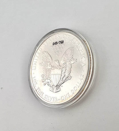 LIVING PRESIDENTS 2009 American Silver Eagle Coin 1 oz 649/760