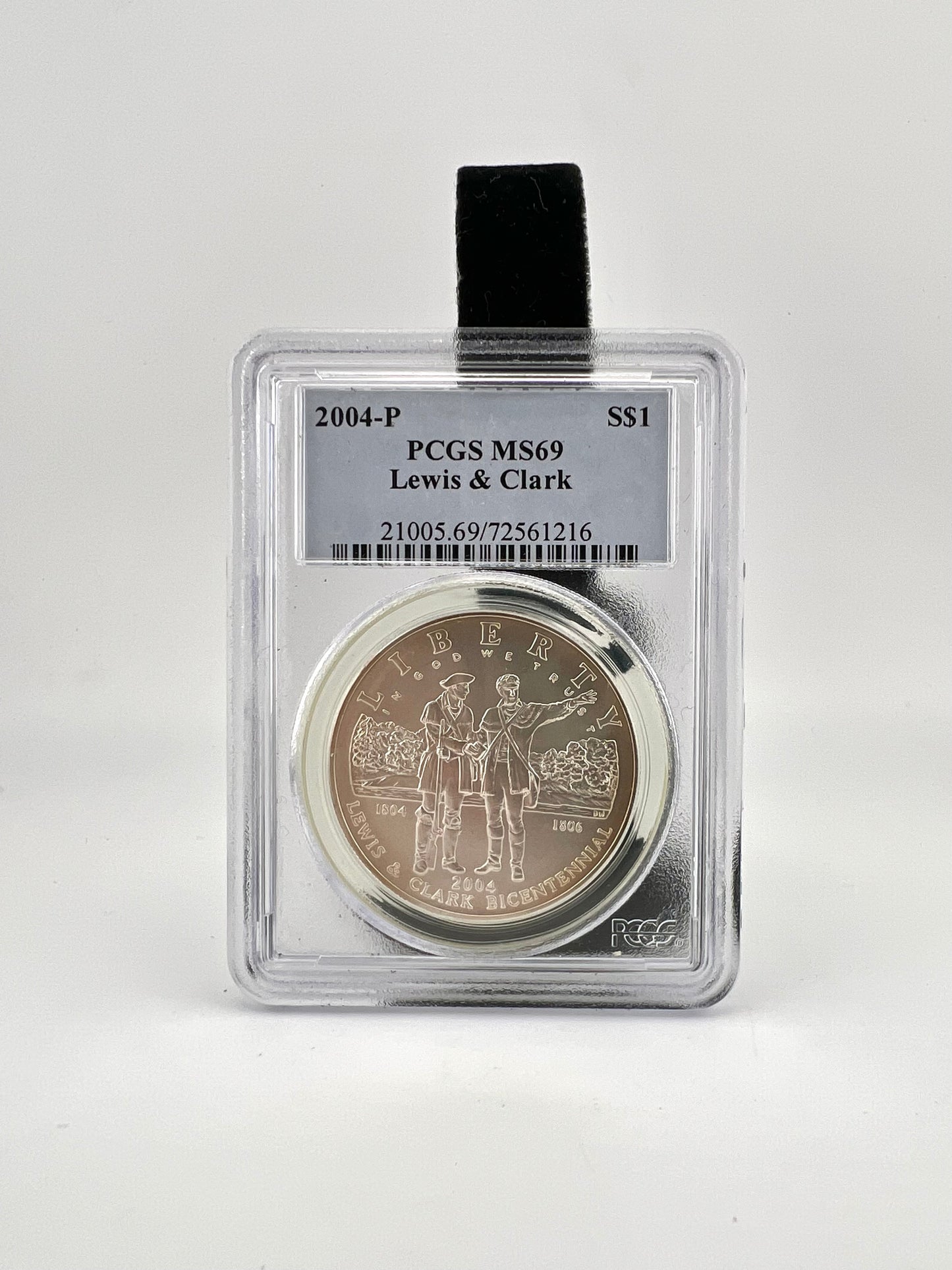 PCGS MS69 2004-P Lewis and Clark Commemorative $1 Silver Dollar