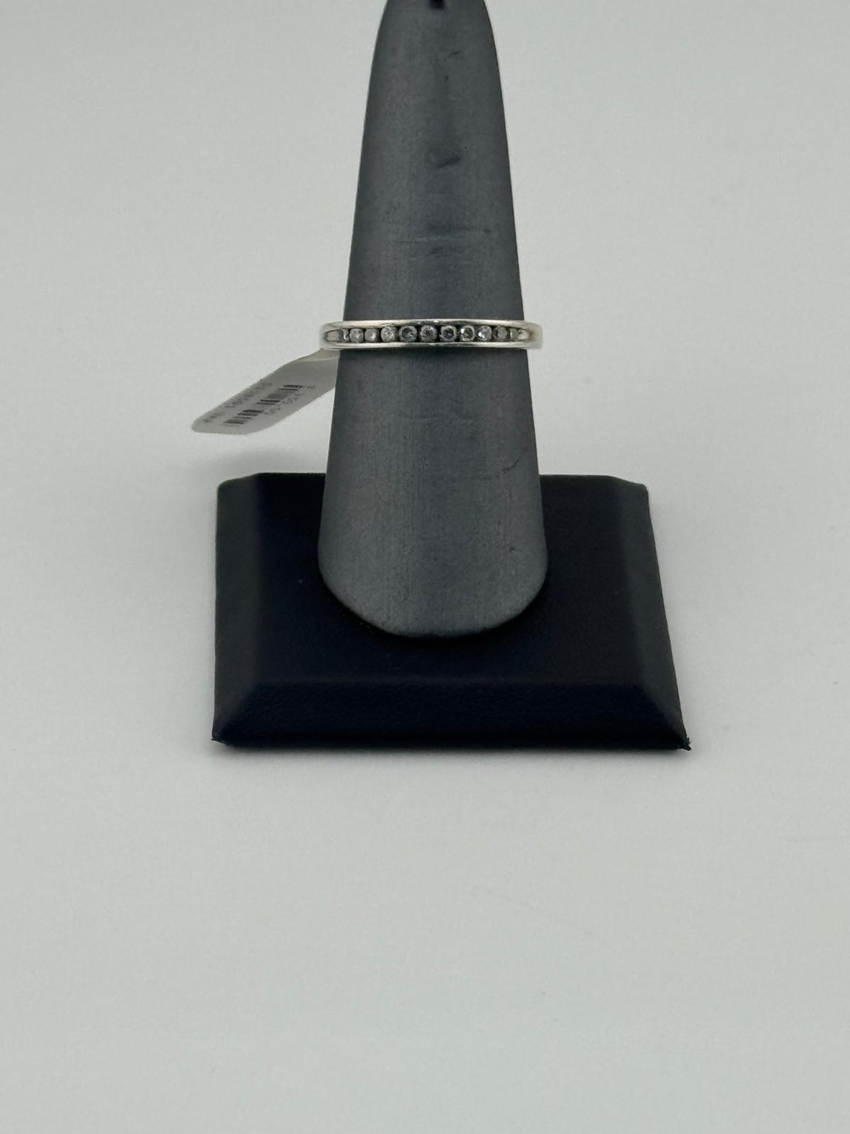 Silver Natural Diamond Ring