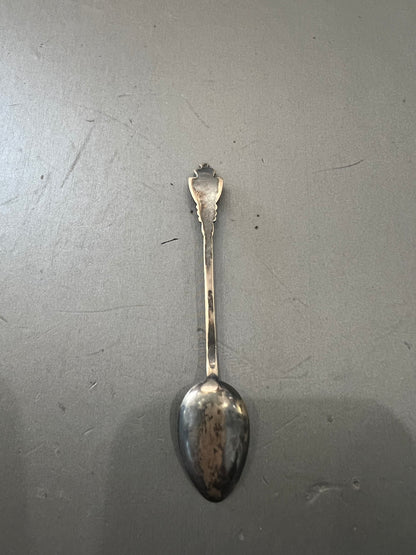 Vintage Sterling Silver & Enameled Norwegian Souvenir Spoon