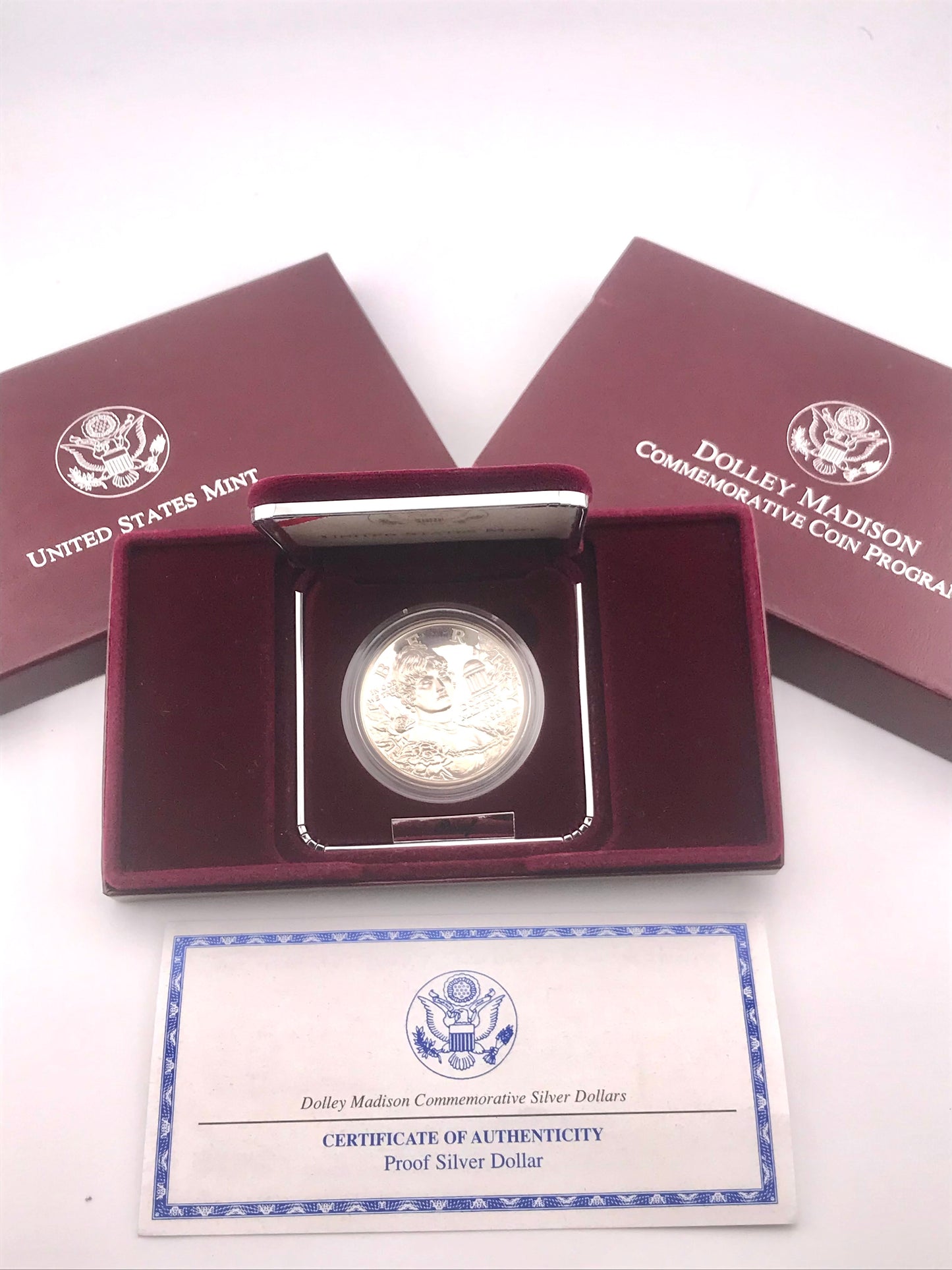 1999 Dolly Madison Proof Coin 90% Silver