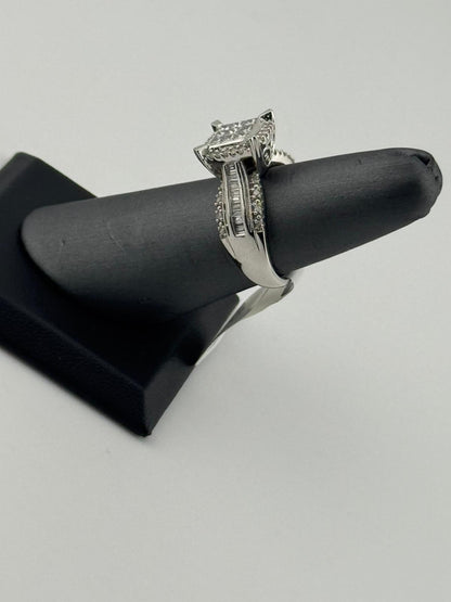 White Gold Diamond Ring