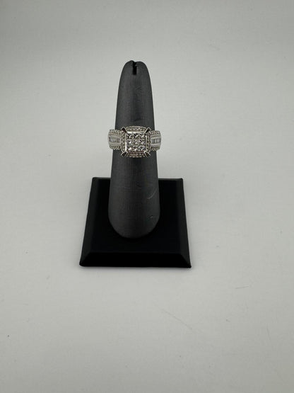 White Gold Diamond Ring
