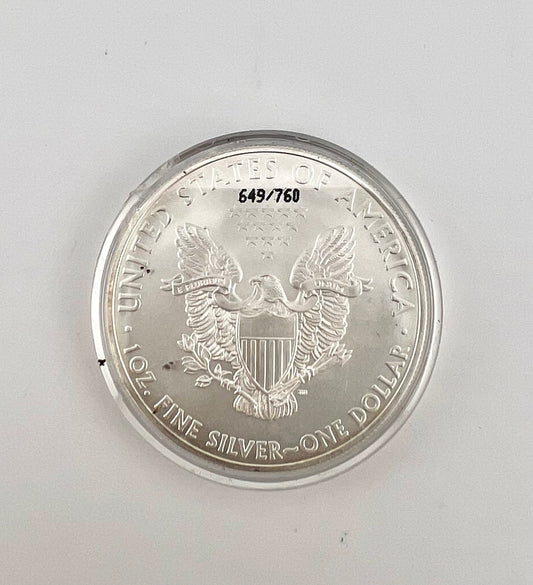 LIVING PRESIDENTS 2009 American Silver Eagle Coin 1 oz 649/760