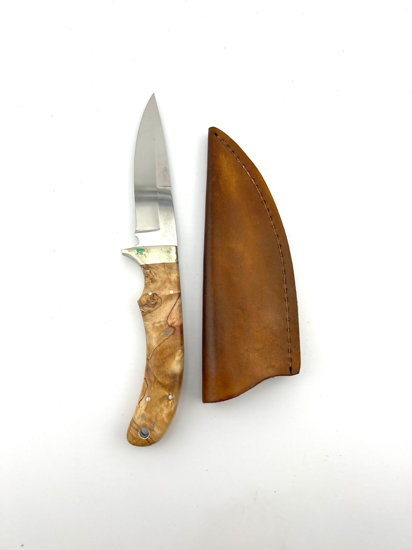 Small vintage fixed blade hunting knife