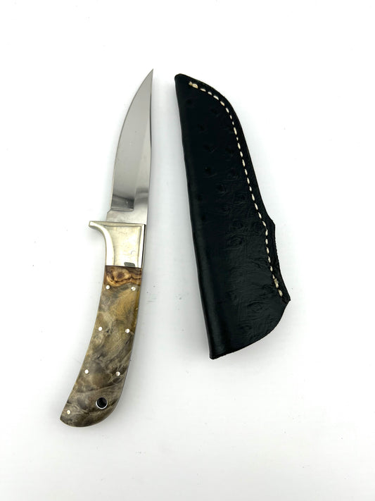 Vintage fixed blade hunting knife